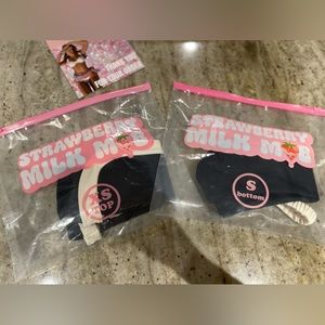 Strawberry milk mob sporty bikini set